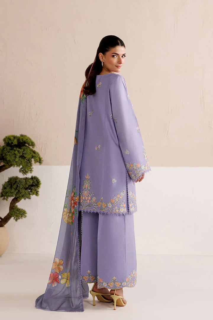 Mistfall by Panache Apparel RTW Embroidered Cotton 3 Piece Suit noera Eid Collection
