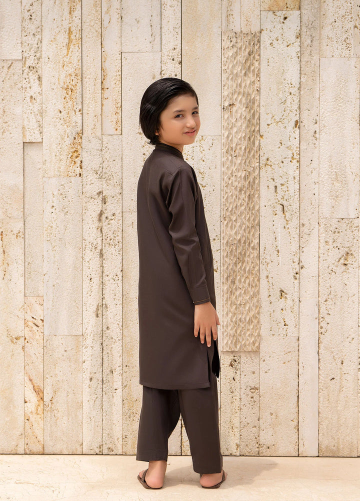 Buraq Boys RTW Solids Wash N Wear Kurta Shalwar Suit Haris Casual Collection