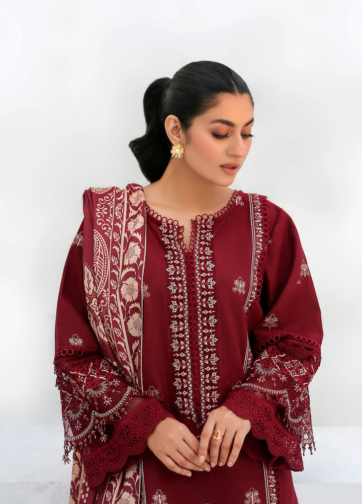 Chandan Nagri RTW Embroidered Khaddar 3 Piece Suit Elora - Winter Collection