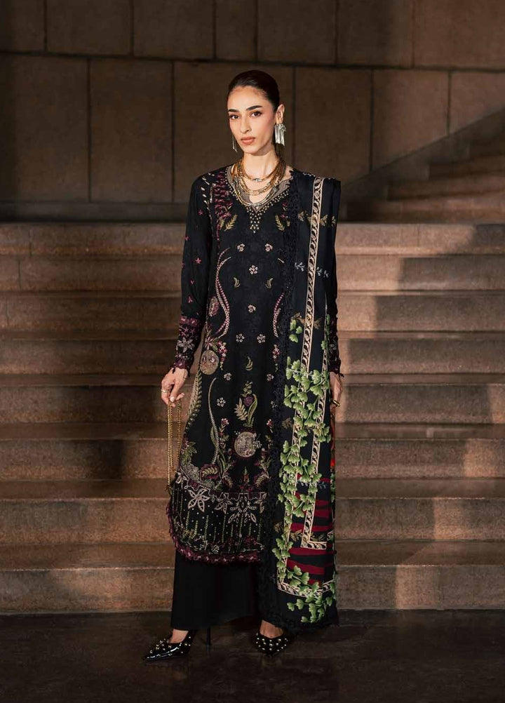 Maya by Nureh Unstitched Embroidered Jacquard Linen 3 Piece Suit NU26UMLJ NW-128 - Festive Collection