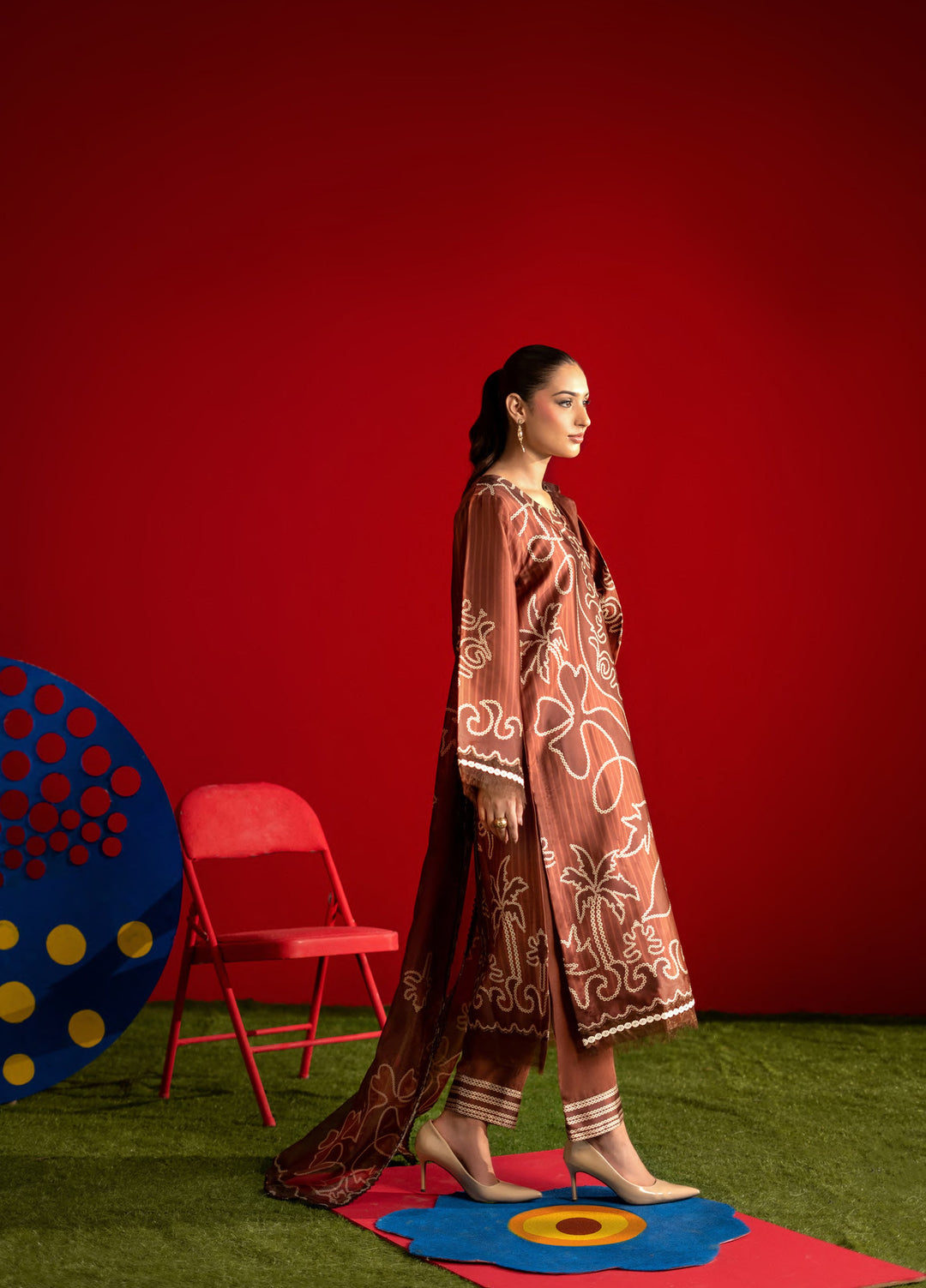 Marine by Rashid Textiles Unstitched Printed Luxury Silk 3 Piece Suit RT26USM D-3902 - Winter Collection