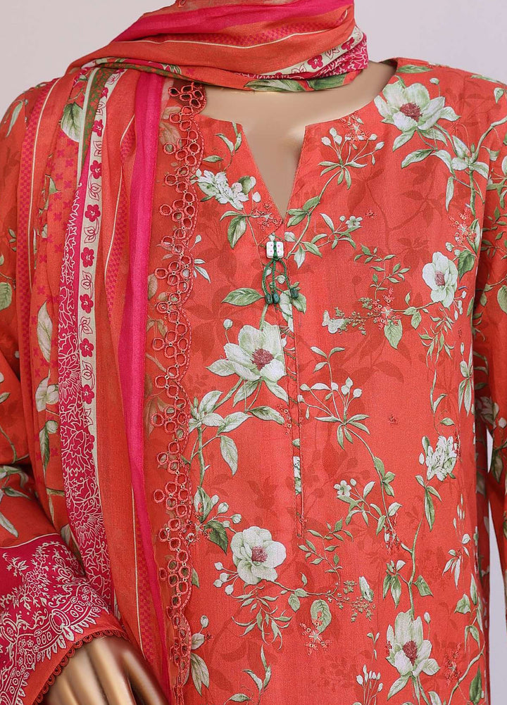 Satranga by HZ Textiles Unstitched Printed Lawn 3 Piece Suit HZ26USL SEC-1179 - Casual Collection