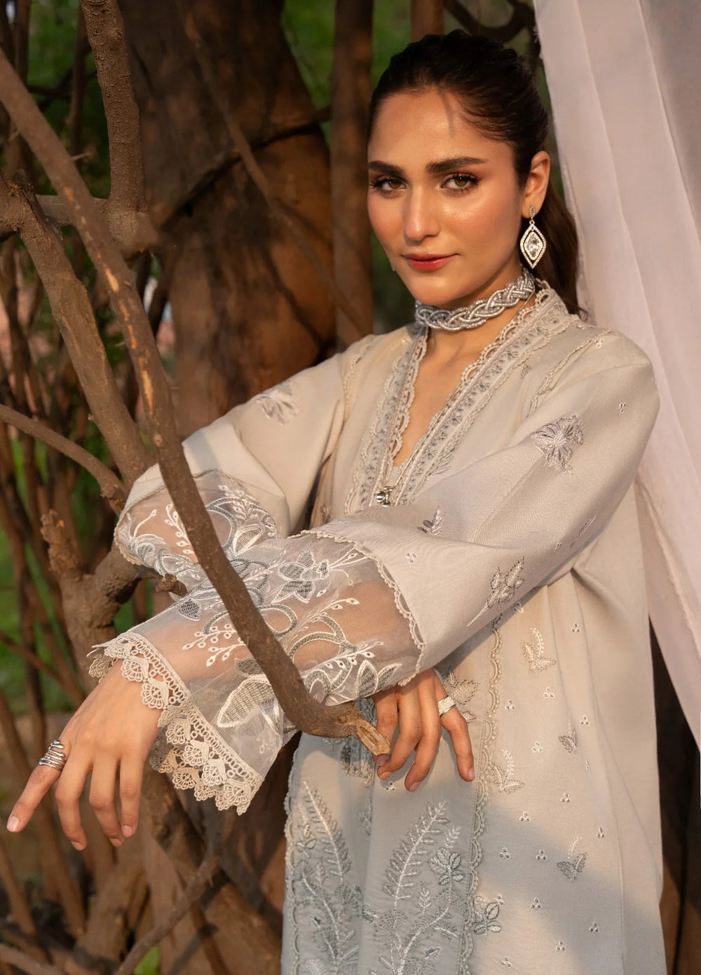 Chandan Nagri Women RTW Embroidered Lawn 3 Piece Suit Seren - Festive Collection
