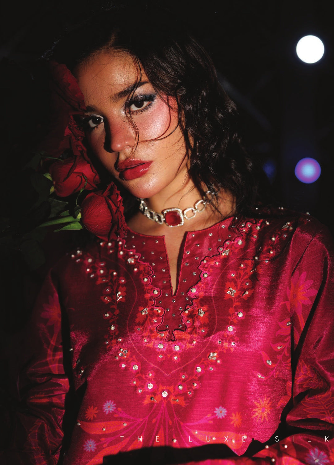 Luxe by Rang Rasiya Unstitched Printed Raw Silk 3 Piece Suit RR26ULS Soie - Festive Collection