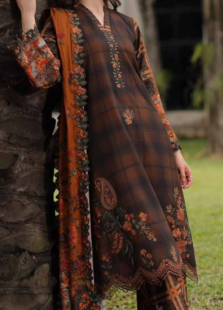 Aniiq by Charizma Unstitched Embroidered Linen 3 Piece Suit CHR26UAL ANW7-15 - Casual Collection