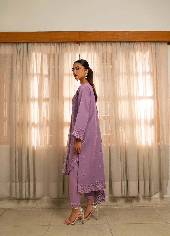 Manzil by Rashid Textiles Unstitched Embroidered Khaddar 3 Piece Suit RT26UKM D-1036 - Winter Collection