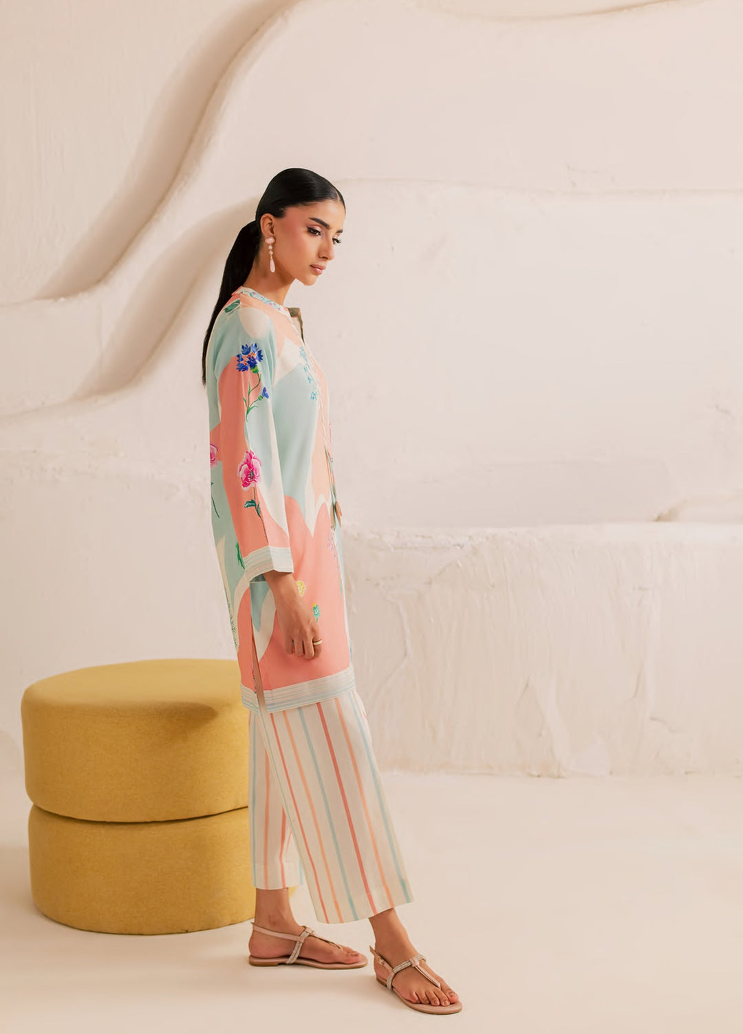 Day Dream by Rashid Textiles RTW Printed Lawn 2 Piece Suit PASTEL DREAM D-18 - Casual Collection