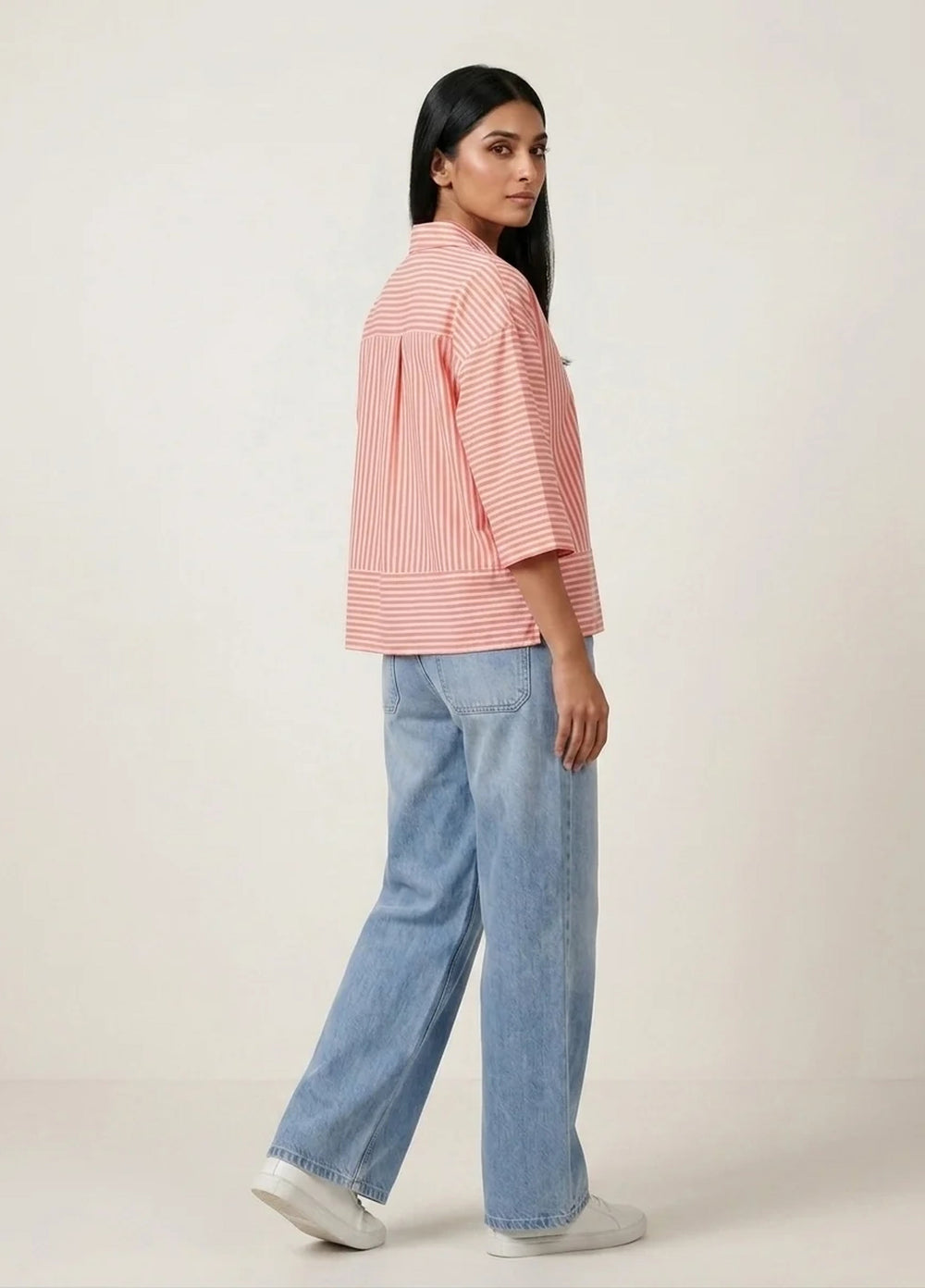 Menaal Women RTW Printed Cotton 1 Piece STRAWBERRY STRIP - Western Collection