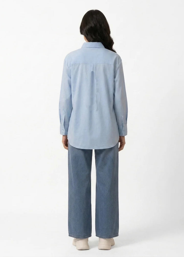 Menaal Women RTW Solids Cotton 1 Piece LUNA SKY - Western Collection