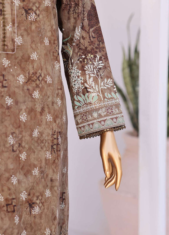 Satranga by HZ Textiles Unstitched Printed Lawn 3 Piece Suit HZ26USL SEC-1164 - Casual Collection