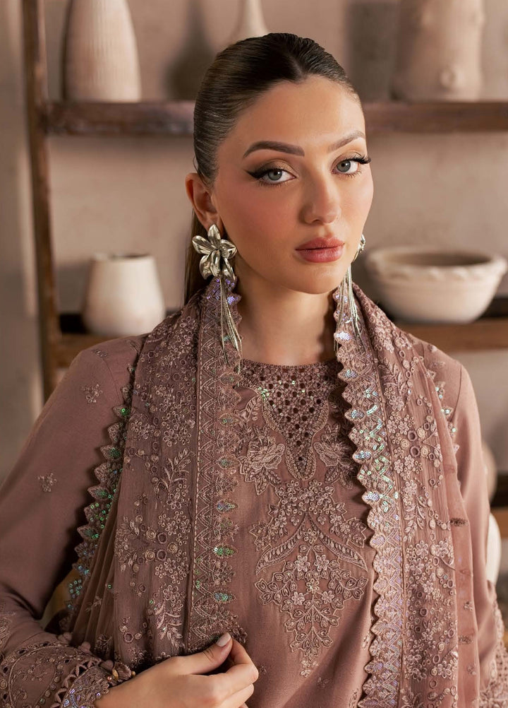 Nureh Unstitched Embroidered Karandi 3 Piece Suit NU26UKE NE-273 - Festive Collection