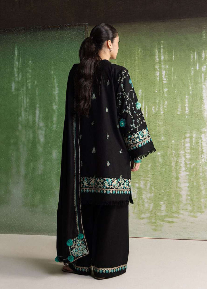 Coco by Zara Shahjahan Unstitched Khaddar 3 Piece Suit CZS26UKW TABASSUM 7B - Winter Collection