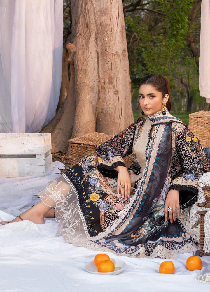 Chandan Nagri Women RTW Embroidered Lawn 3 Piece Suit Scarlet Veil - Festive Collection