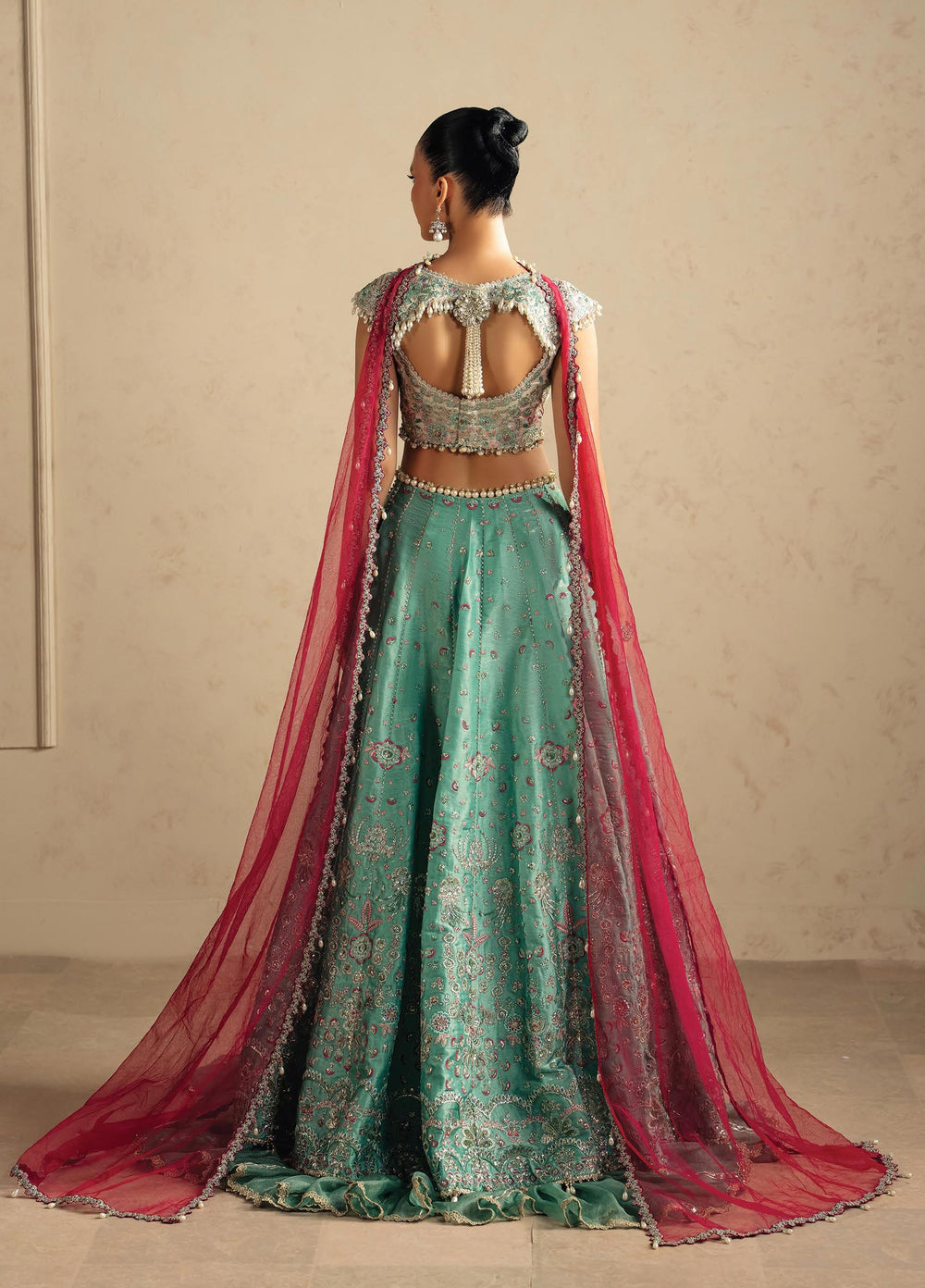 Luminara by Ayzel Unstitched Embroidered Zari Net 3 Piece Suit AAF26UWL AYAL AYZ-176 - Wedding Collection