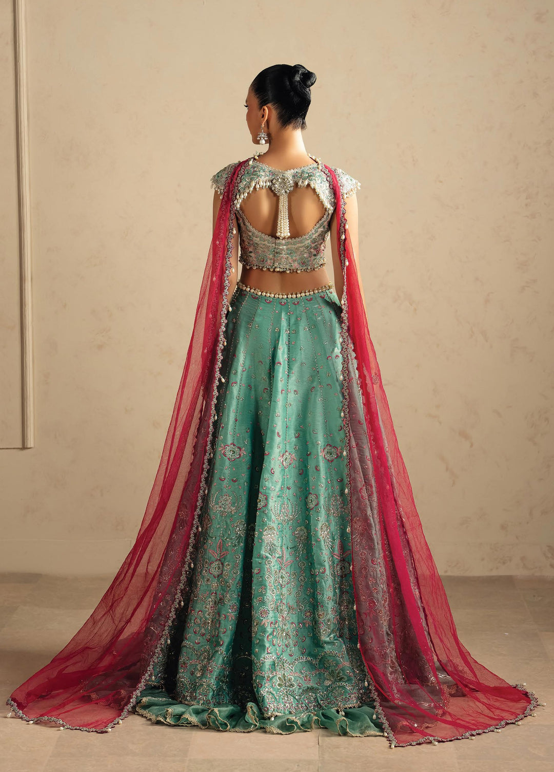 Luminara by Ayzel Unstitched Embroidered Zari Net 3 Piece Suit AAF26UWL AYAL AYZ-176 - Wedding Collection