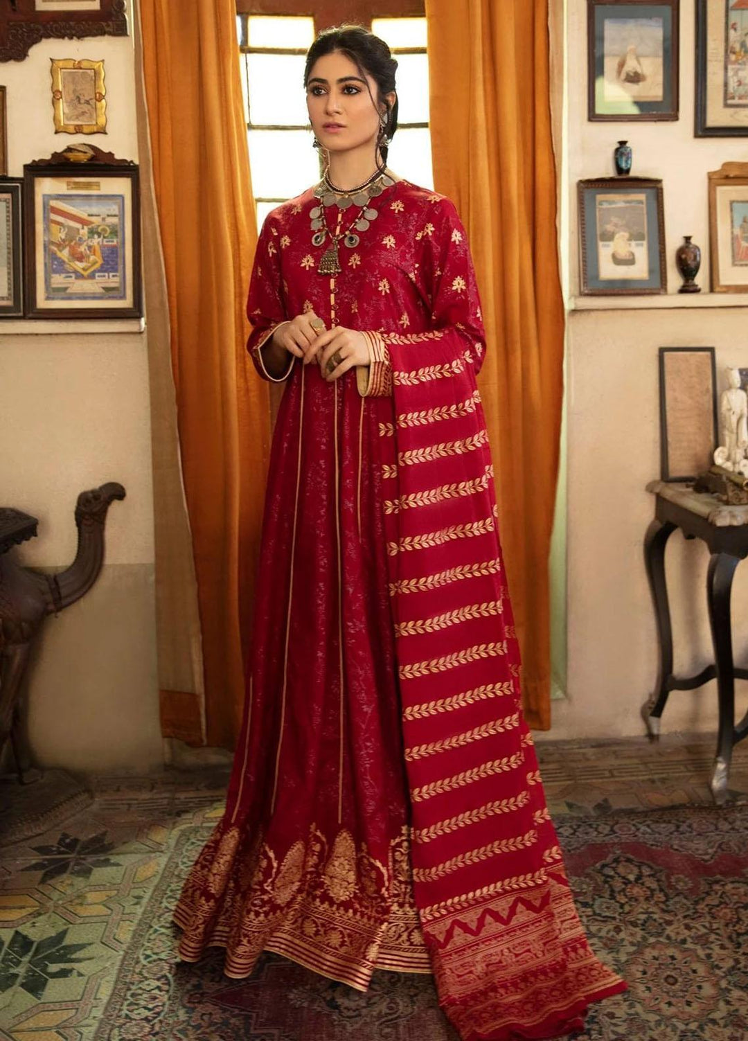 Garnet Clothing Screen Printed Lawn Stitched 2 Piece Suit DASTAK