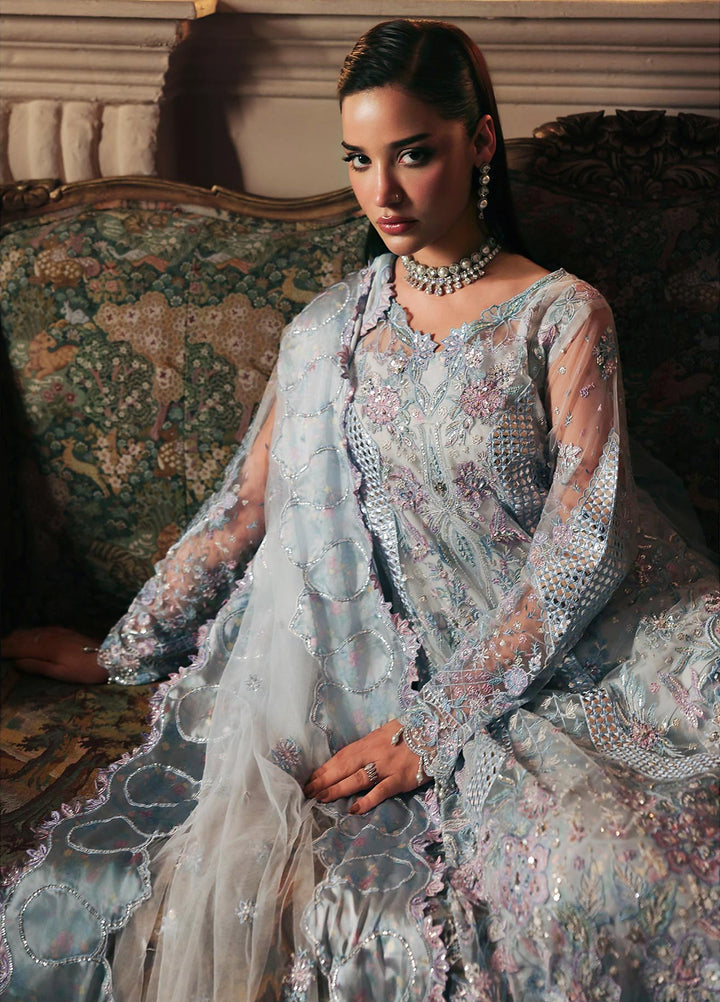 Sage by Rajbari Unstitched Embroidered Net 4 Piece Suit RB26SW Margot 05 - Wedding Collection
