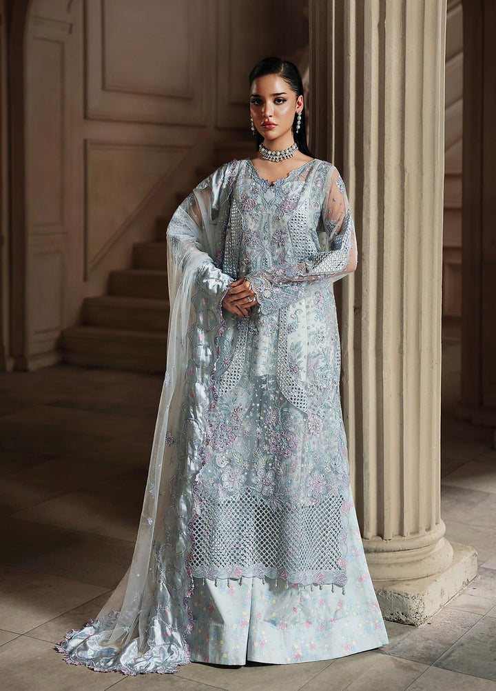 Sage by Rajbari Unstitched Embroidered Net 4 Piece Suit RB26SW Margot 05 - Wedding Collection