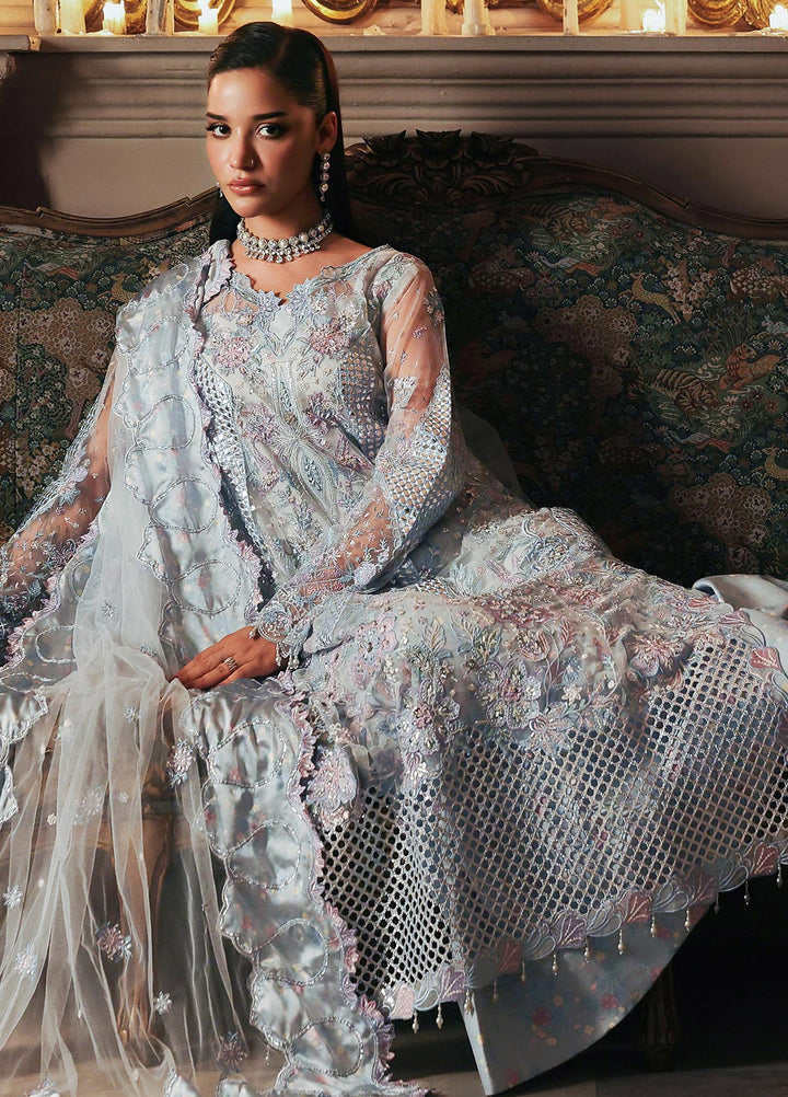 Sage by Rajbari Unstitched Embroidered Net 4 Piece Suit RB26SW Margot 05 - Wedding Collection