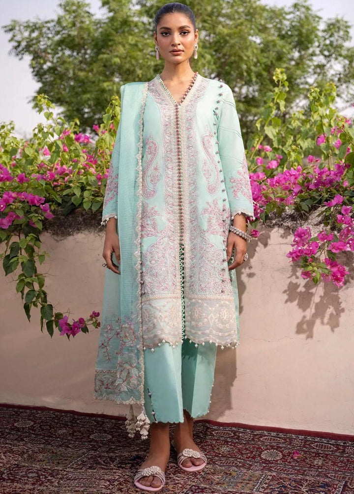 Muzlin By Sana Safinaz Embroidered Lawn Suits Unstitched 3 Piece SS23MZ 18B - Summer Collection