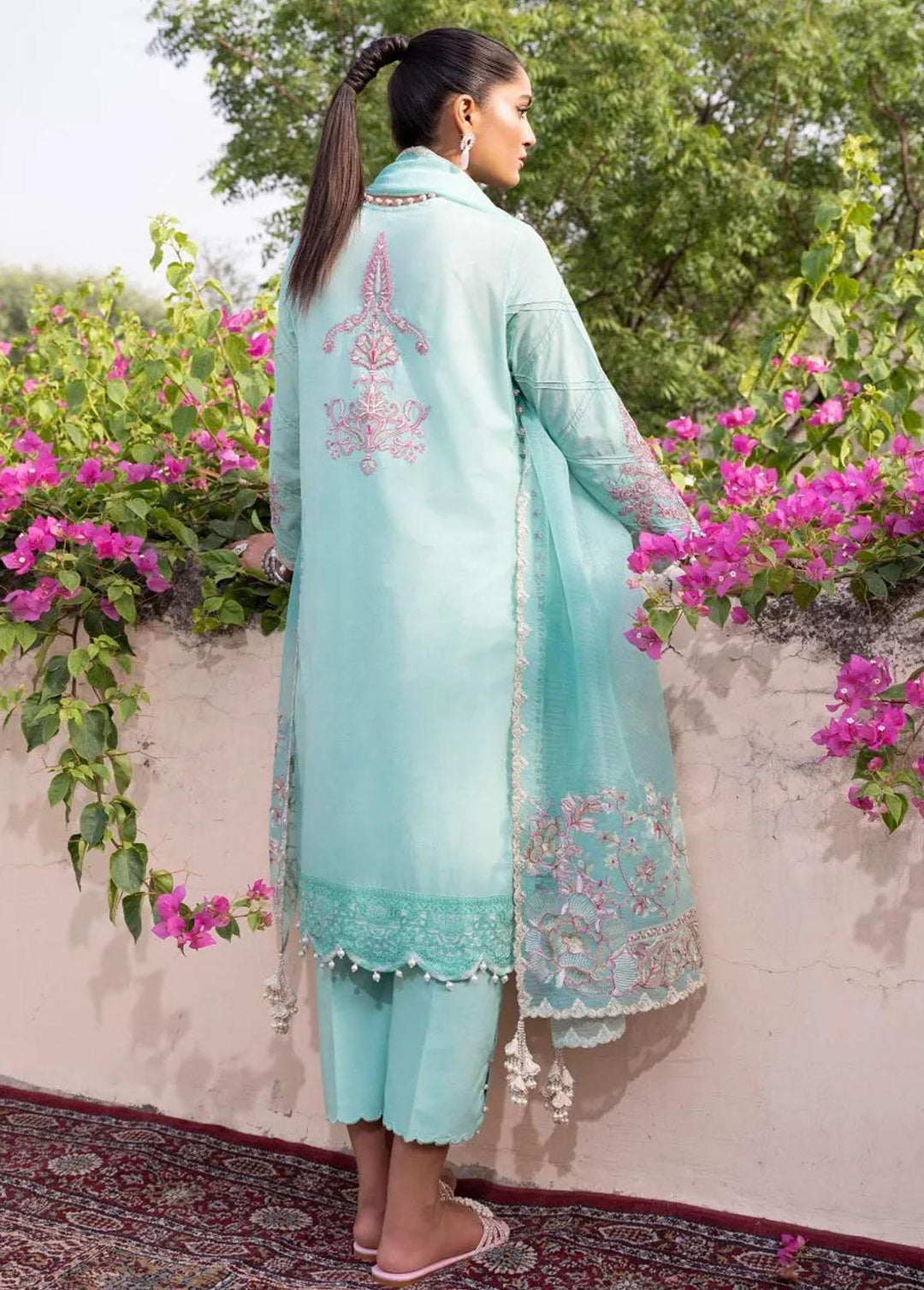 Muzlin By Sana Safinaz Embroidered Lawn Suits Unstitched 3 Piece SS23MZ 18B - Summer Collection
