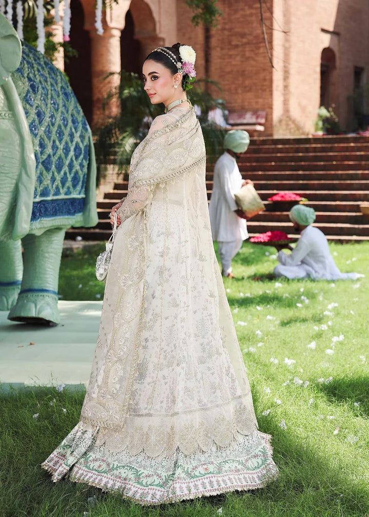 Veere di Wedding by Sardinia Unstitched Brides Embroidered Handwork Organza Suits 3 Piece SRD25VW D-1304 Pareesa - Formals Collection