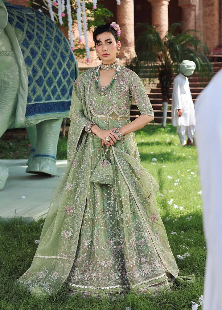 Veere di Wedding by Sardinia Unstitched Brides Embroidered Handwork Zari Organza Suits 3 Piece SRD25VW D-1301 Heer - Formals Collection