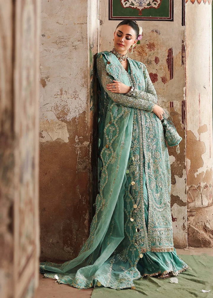 Veere di Wedding by Sardinia Unstitched Brides Embroidered Handwork Organza Suits 3 Piece SRD25VW D-1305 Roohi - Formals Collection