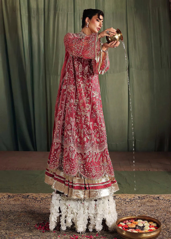 Veere di Wedding by Sardinia Unstitched Brides Embroidered Handwork Organza Suits 3 Piece SRD25VW D-1303 Ghazal- Formals Collection