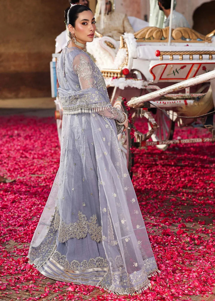 Veere di Wedding by Sardinia Unstitched Brides Embroidered Handwork Organza Suits 3 Piece SRD25VW D-1307 Tabeer - Formals Collection