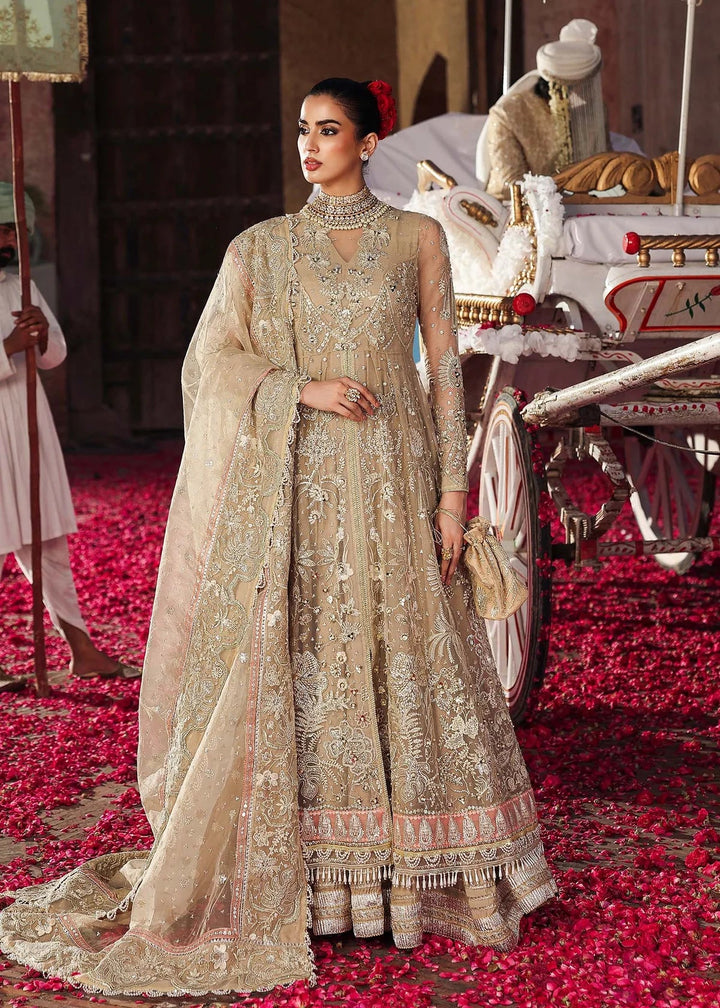 Veere di Wedding by Sardinia Unstitched Brides Embroidered Handwork Organza Suits 3 Piece SRD25VW D-1308 Sahiba - Formals Collection