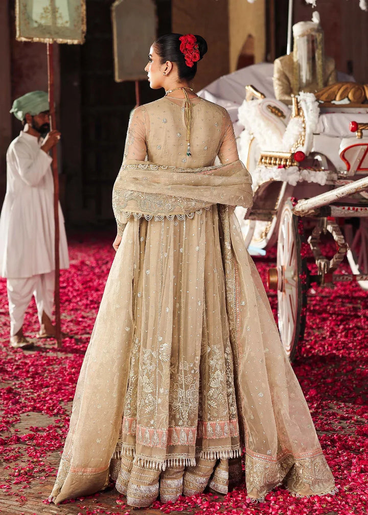 Veere di Wedding by Sardinia Unstitched Brides Embroidered Handwork Organza Suits 3 Piece SRD25VW D-1308 Sahiba - Formals Collection