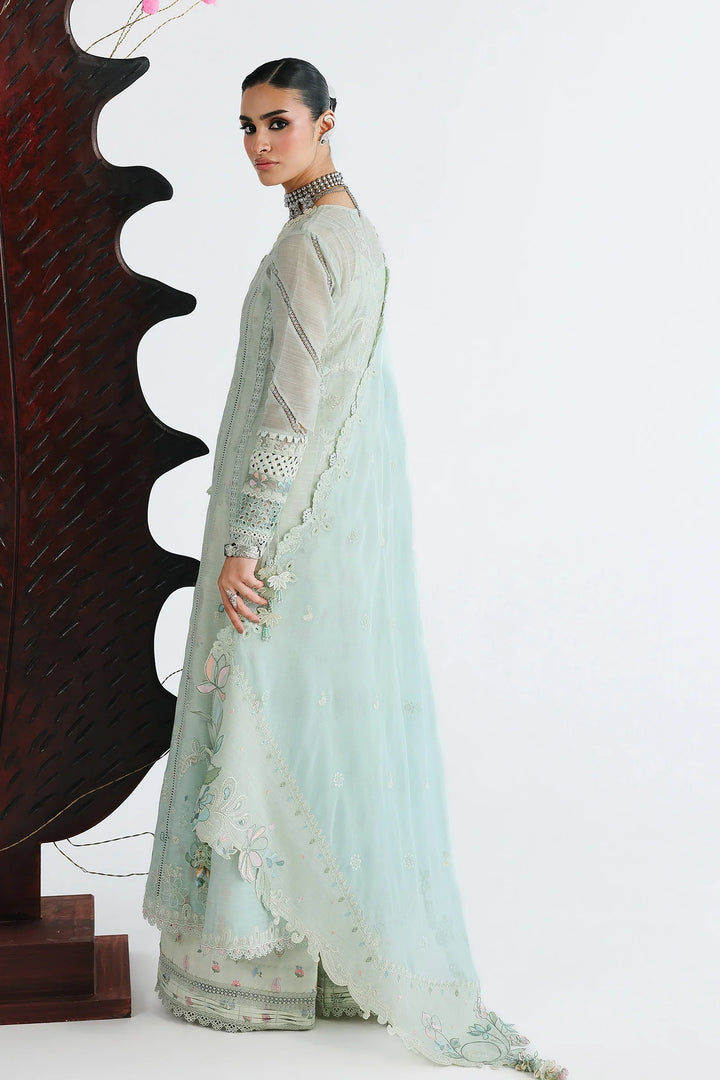 Qalamkar Unstitched Embroidered Lawn 3 Piece Suit QLK26ULF SABEL QFL-8 - Festive Collection
