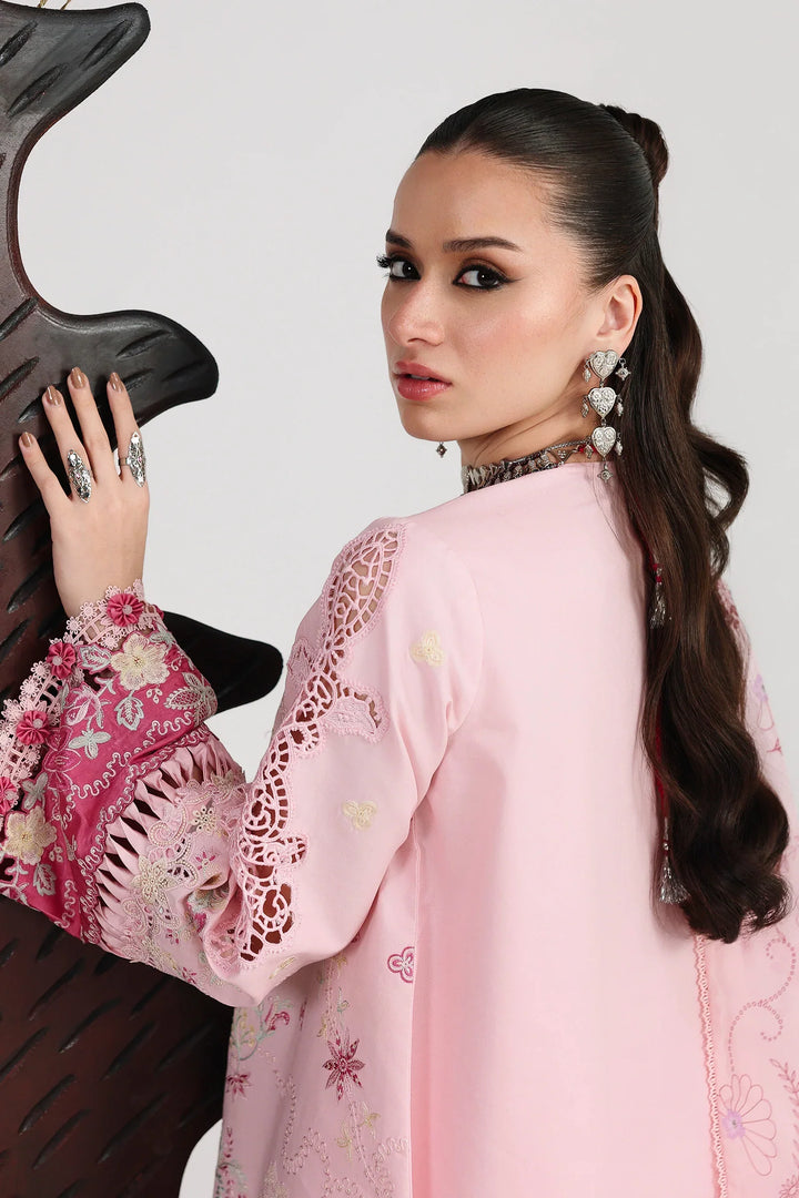 Qalamkar Unstitched Embroidered Lawn 3 Piece Suit QLK26ULF NORAH QFL-4 - Festive Collection