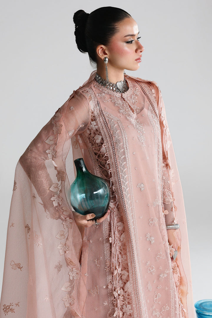 Qalamkar Unstitched Embroidered Lawn 3 Piece Suit QLK26ULF JINA QFL-11 - Festive Collection