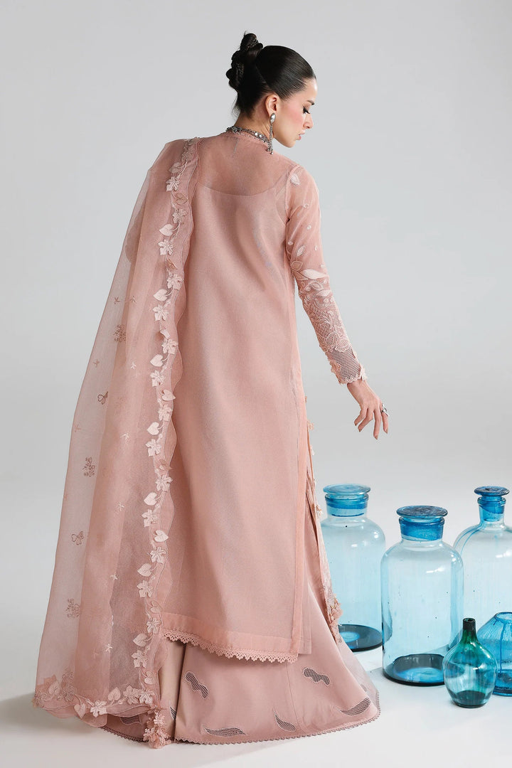 Qalamkar Unstitched Embroidered Lawn 3 Piece Suit QLK26ULF JINA QFL-11 - Festive Collection