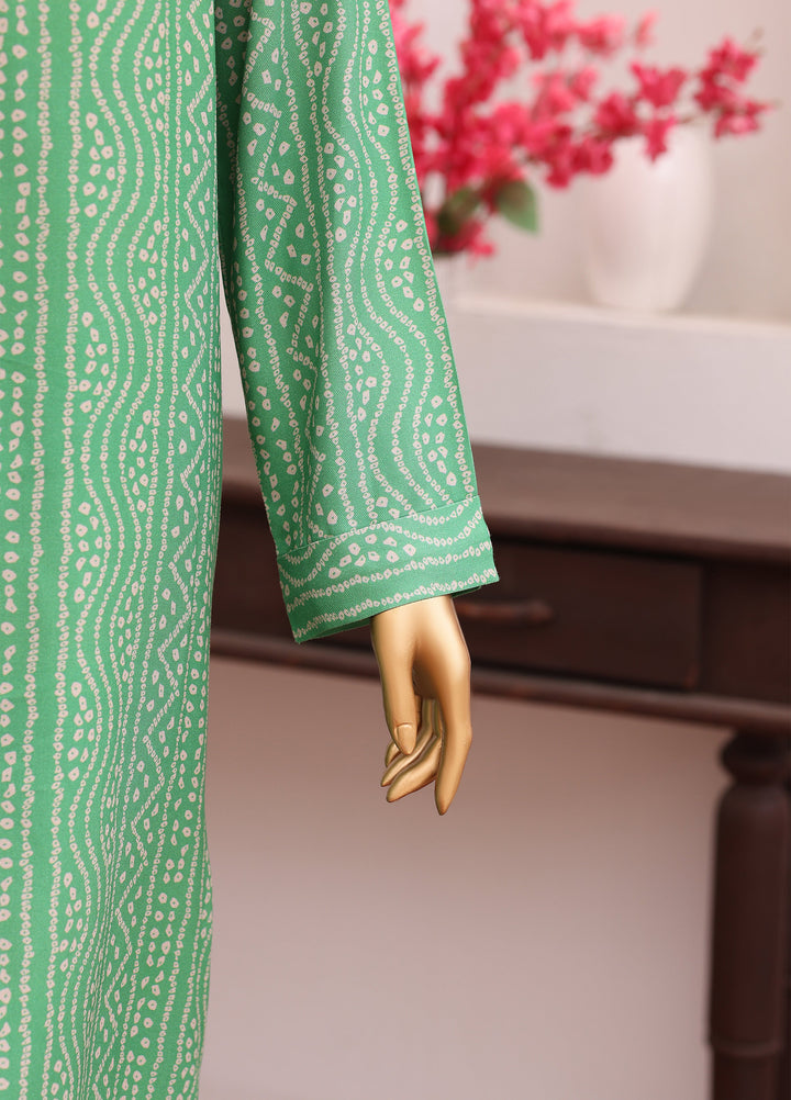 Hz Textiles Unstitched Printed Viscose Twill 3 Piece Suit HZ26UVT VT-5033 - Winter Collection