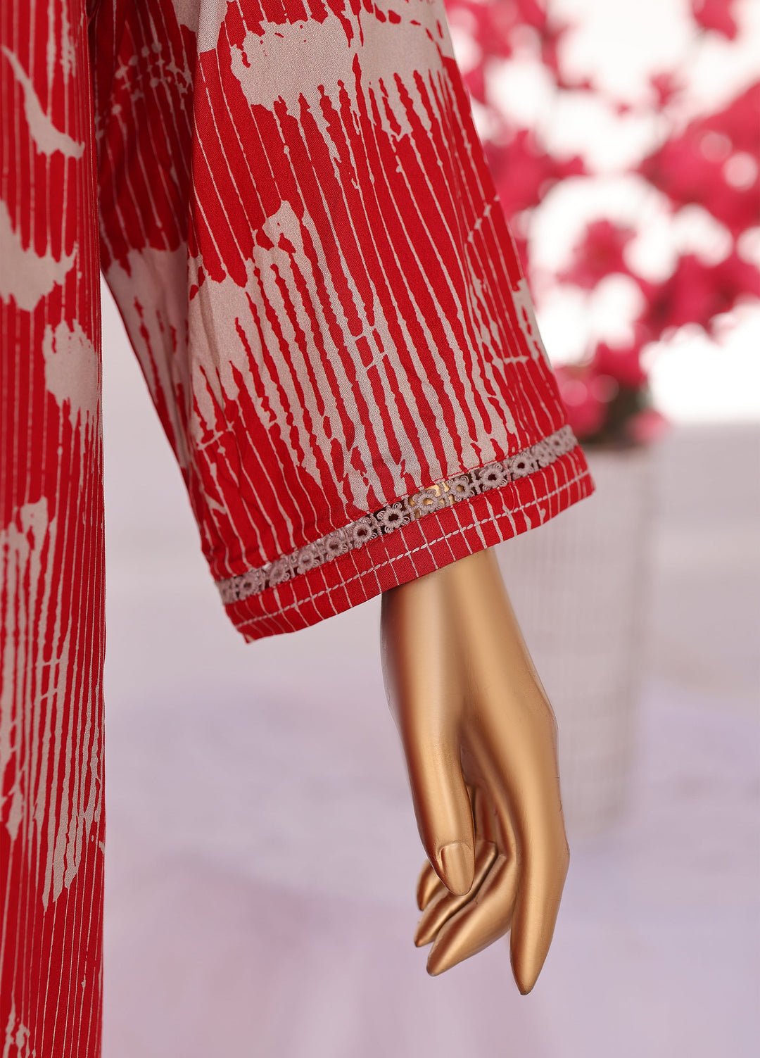 Hz Textiles Unstitched Printed Viscose Linen 3 Piece Suit HZ26ULW LW-5050 - Winter Collection