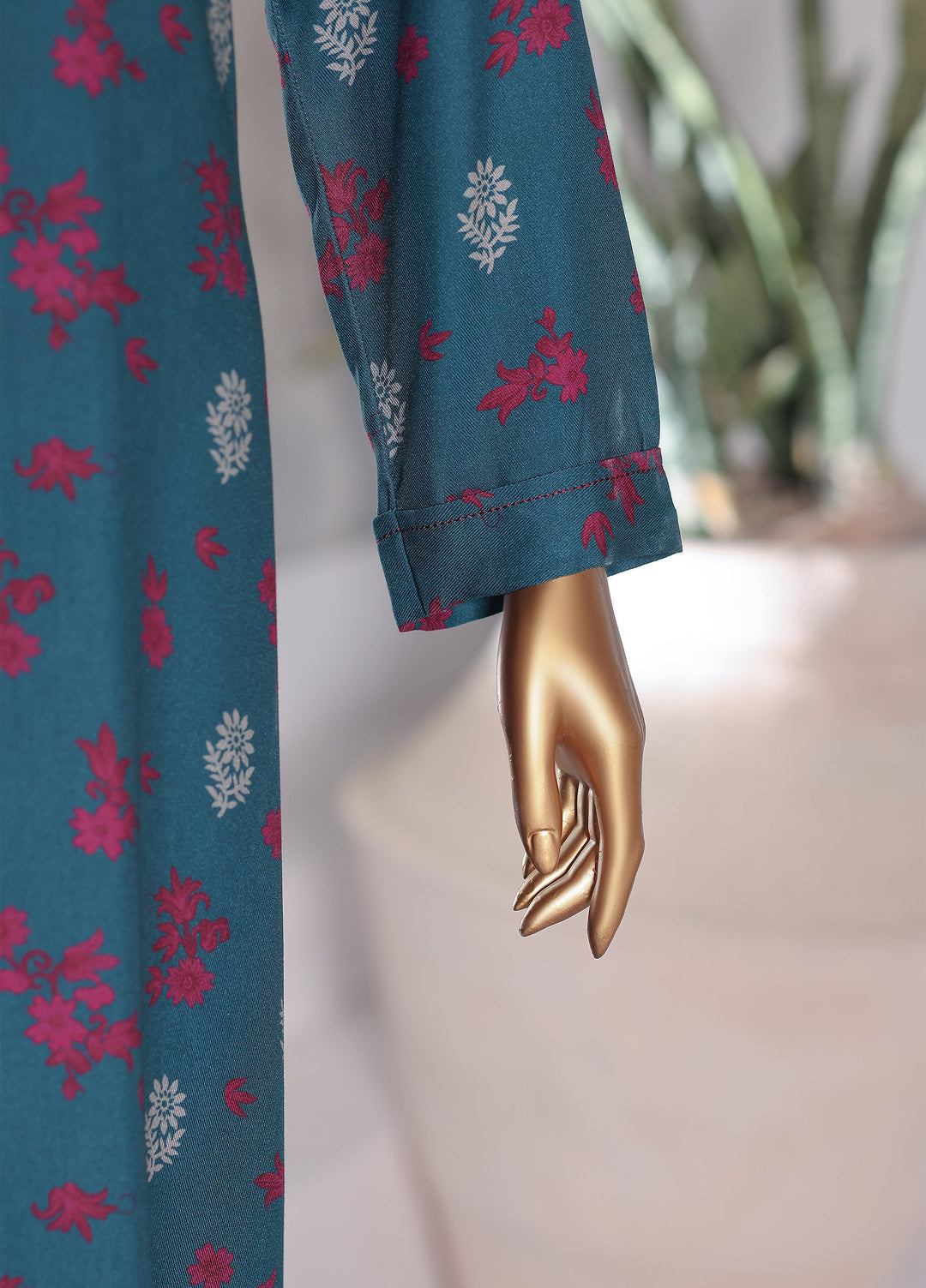 Hz Textiles Unstitched Printed Viscose Twill 3 Piece Suit HZ26UVT VT-5041 - Winter Collection