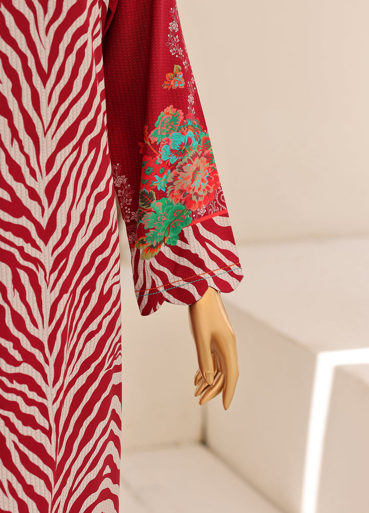 Hz Textiles Unstitched Printed Viscose Linen 3 Piece Suit HZ26ULW LW-5065 - Winter Collection
