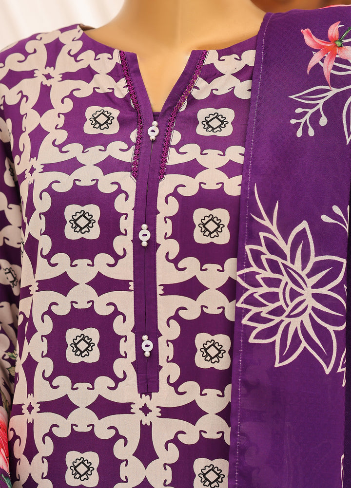 Hz Textiles Unstitched Printed Viscose Linen 3 Piece Suit HZ26ULW LW-5067 - Winter Collection