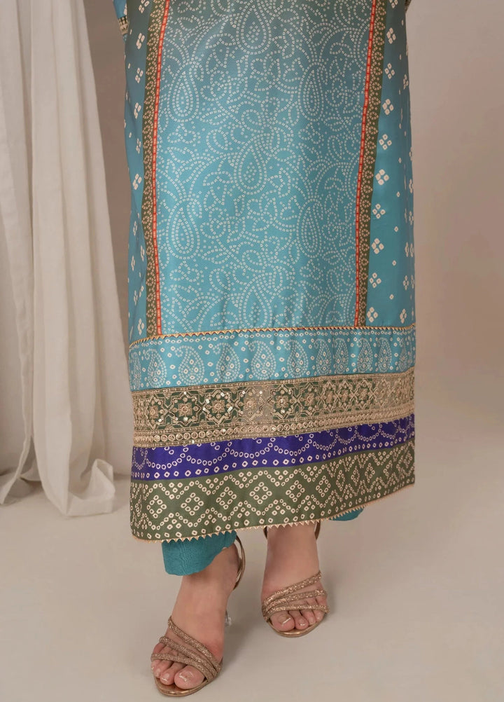 Chandan Nagri RTW Embroidered Silk 3 Piece Suit Selin - Casual Collection
