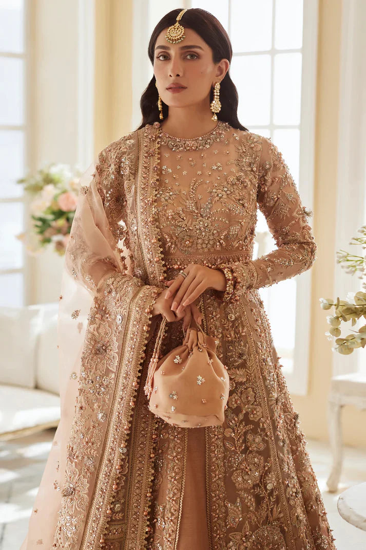 Elan Embroidered Organza Suits Unstitched 4 Piece EL23WF EC23-05 Ariana - Luxury Wedding Collection