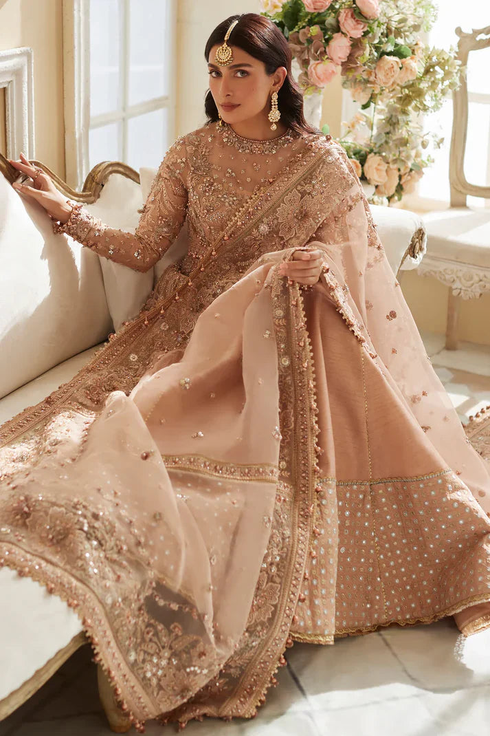 Elan Embroidered Organza Suits Unstitched 4 Piece EL23WF EC23-05 Ariana - Luxury Wedding Collection