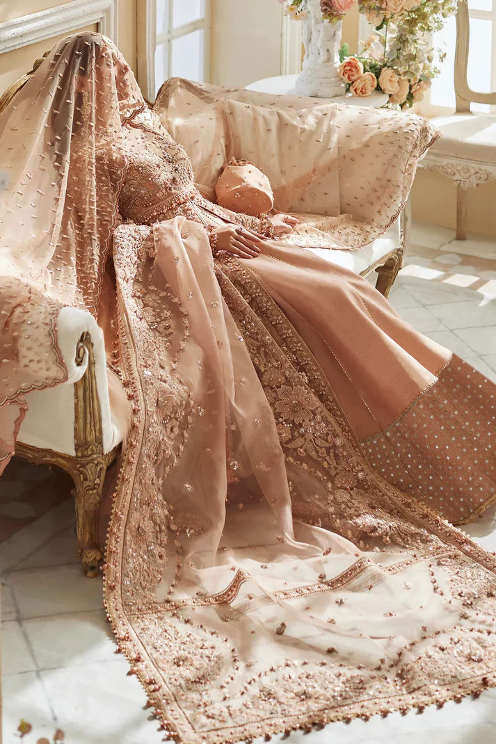 Elan Embroidered Organza Suits Unstitched 4 Piece EL23WF EC23-05 Ariana - Luxury Wedding Collection