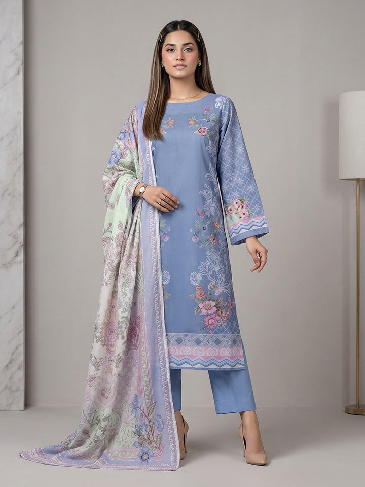 Salitex Unstitched Printed Lawn 3 Piece Suit SSW6U3P414 Summer Collection