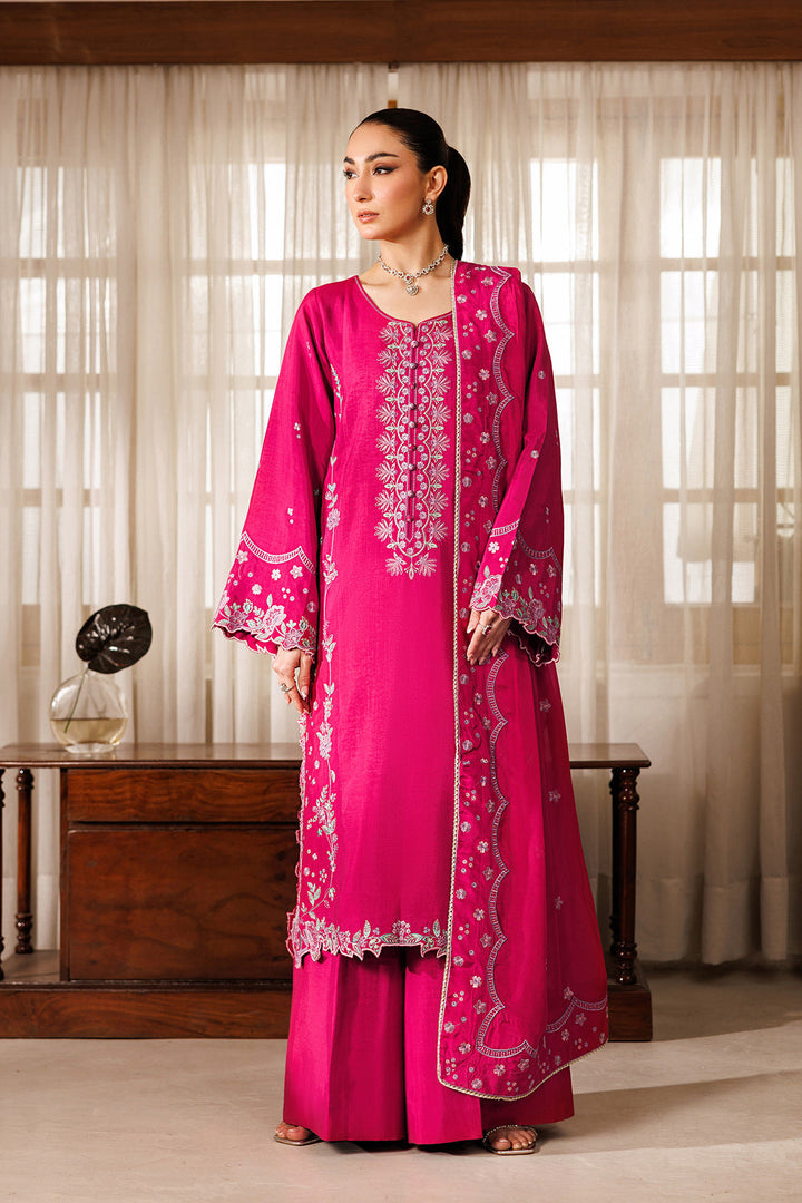 Noore Eid by Panache Women RTW Embroidered Raw Silk 3 Piece Suit Misha - Eid Collection