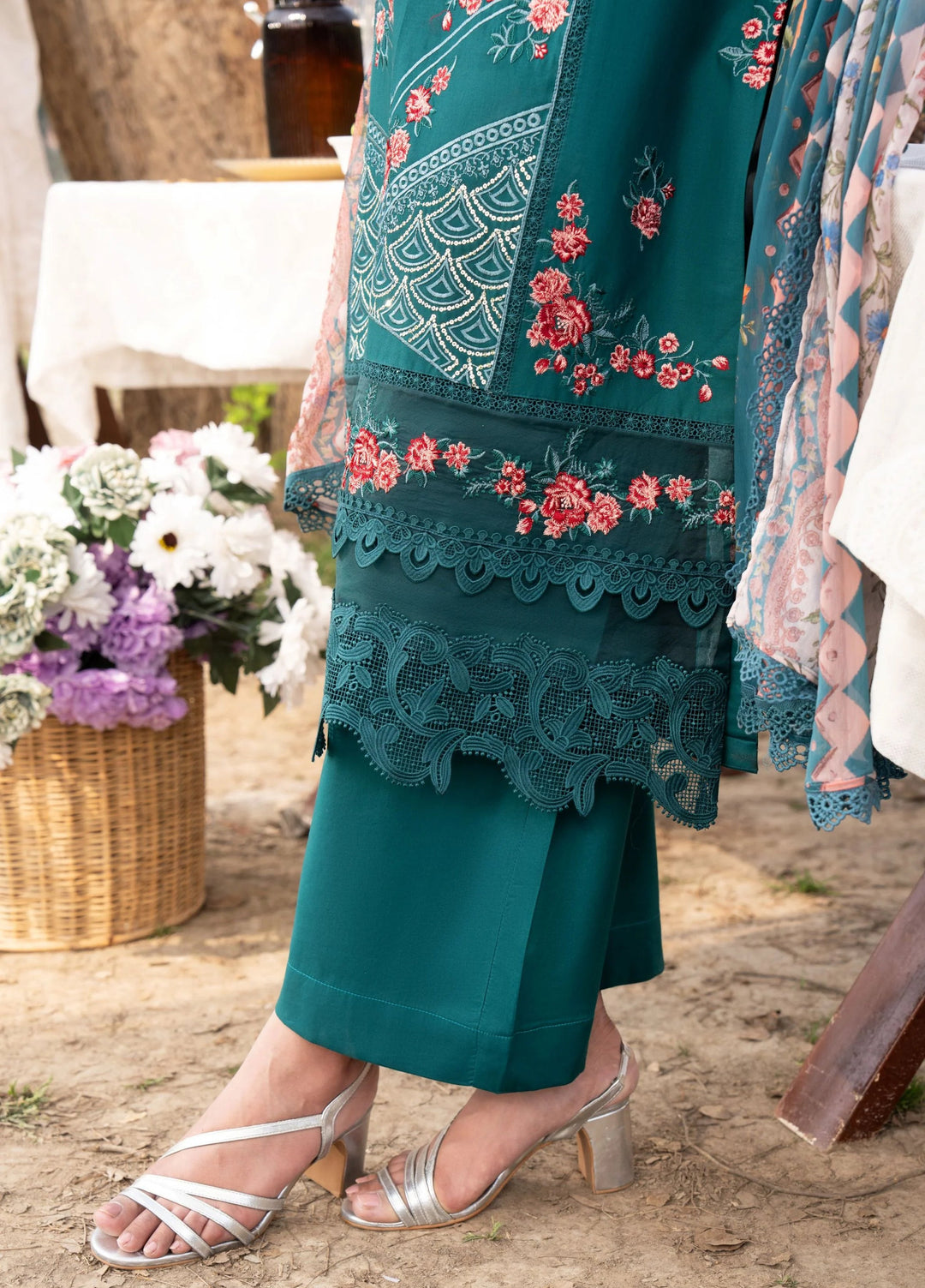 Chandan Nagri RTW Embroidered Lawn 3 Piece Suit Spanish Muse - Casual Collection