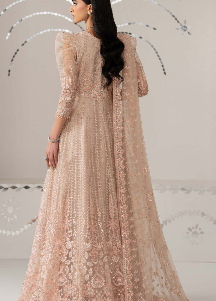 Shehnai by Lavish Premium Unstitched Embroidered Organza 3 Piece Suit LVP26USO SH-06 MEHER - Wedding Collection