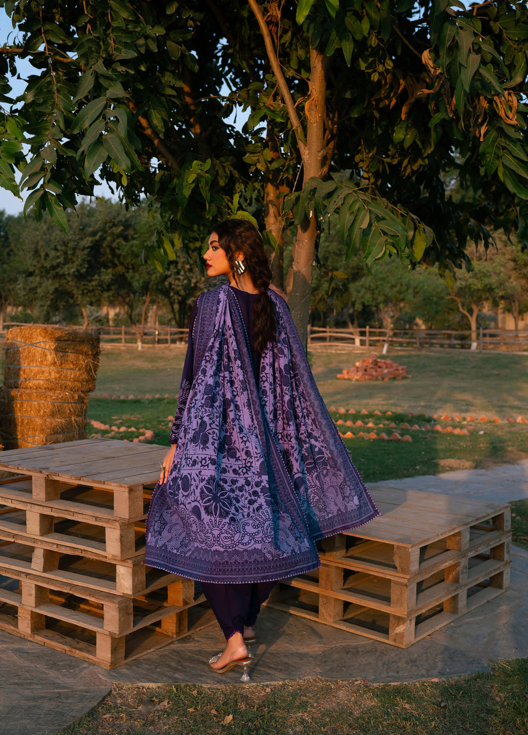 Manzil by Rashid Textiles Unstitched Embroidered Khaddar 3 Piece Suit RT26UKM D-1034 - Winter Collection